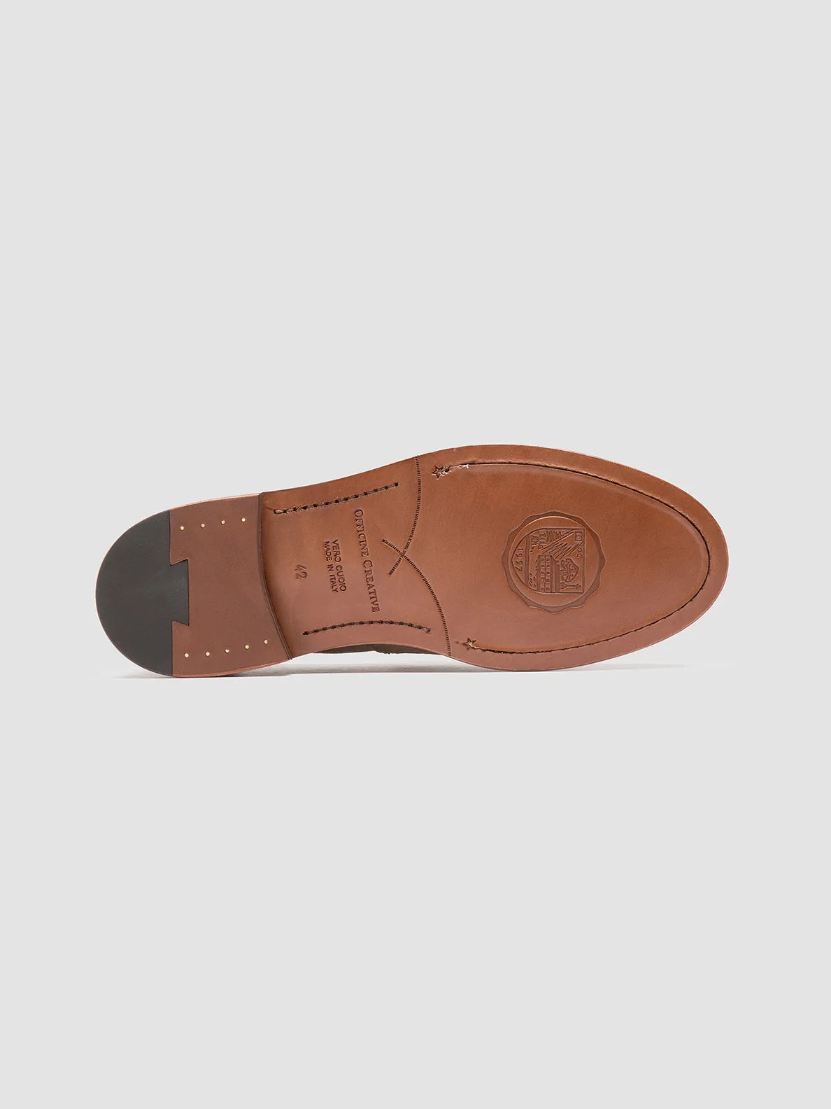 SAX 001 - Taupe Suede Penny Loafers sold by Officine Creative product image thumbnail 5