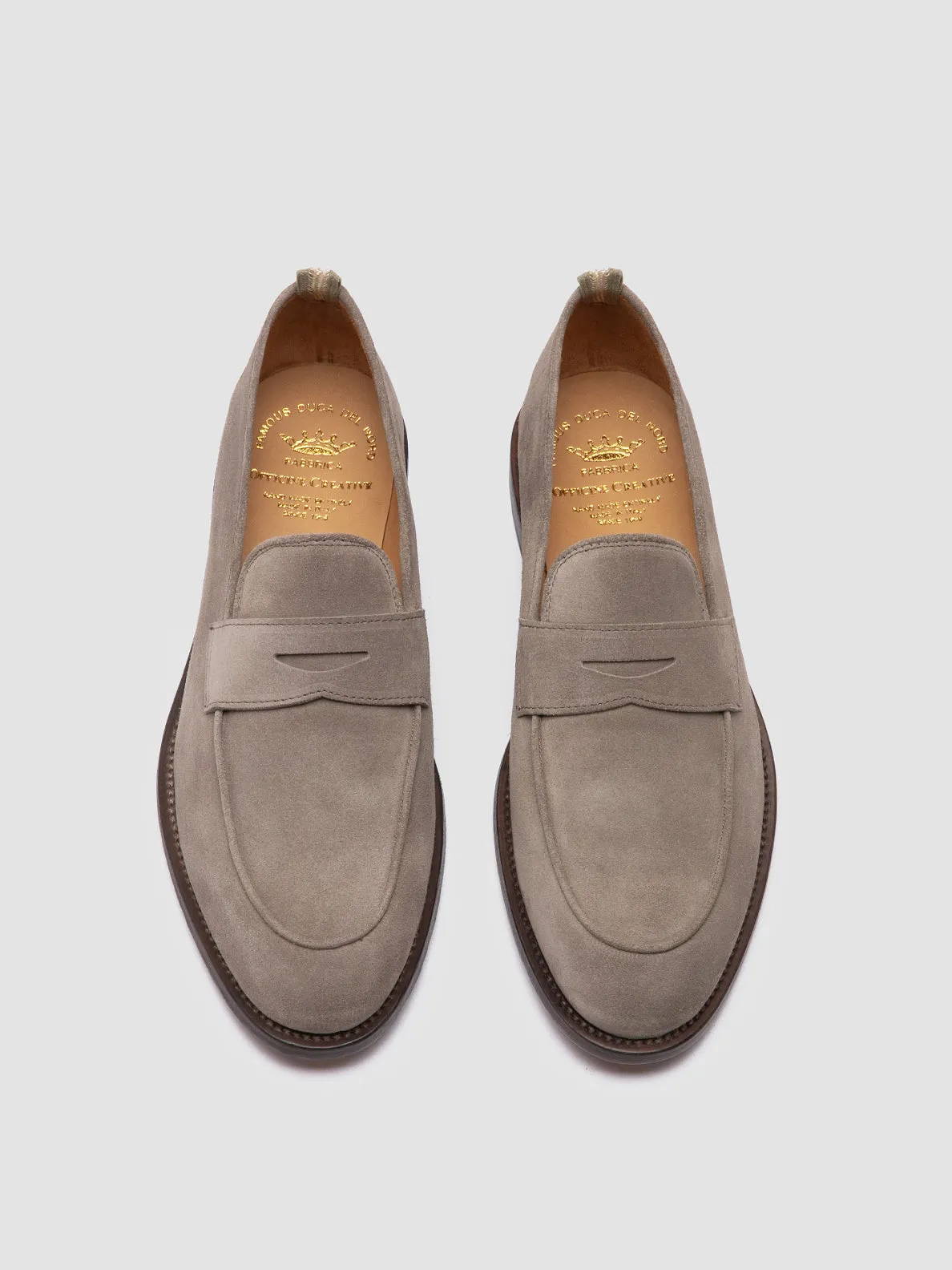 OPERA 001 - Grey Suede Penny Loafers sold by Officine Creative product image thumbnail 2