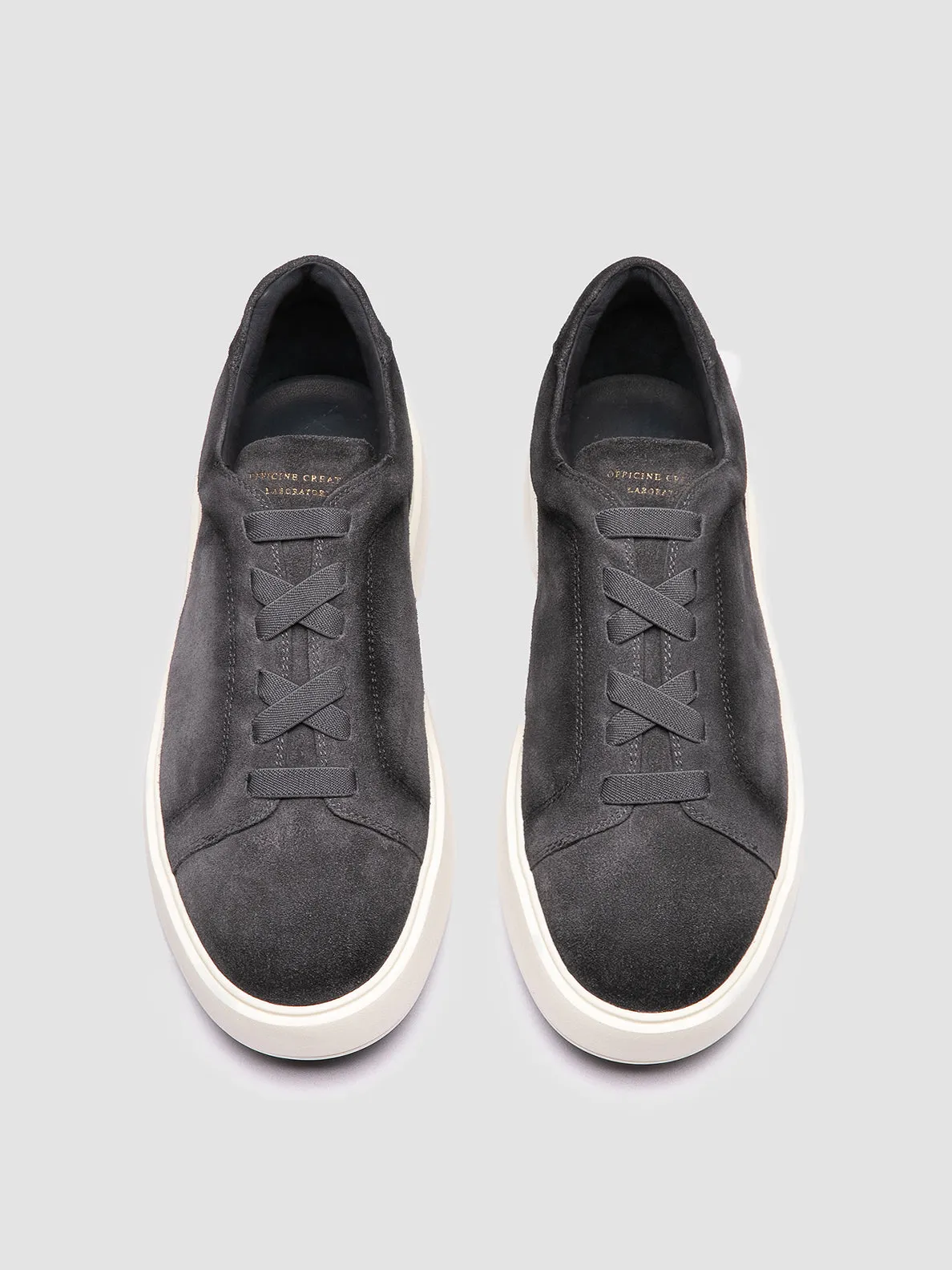 SLOUCH 001 - Blue Suede Low Top Sneakers sold by Officine Creative product image thumbnail 2