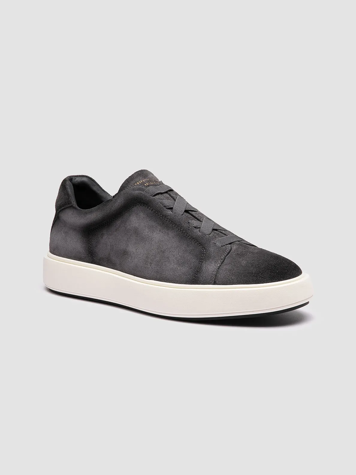 SLOUCH 001 - Blue Suede Low Top Sneakers sold by Officine Creative product image thumbnail 3
