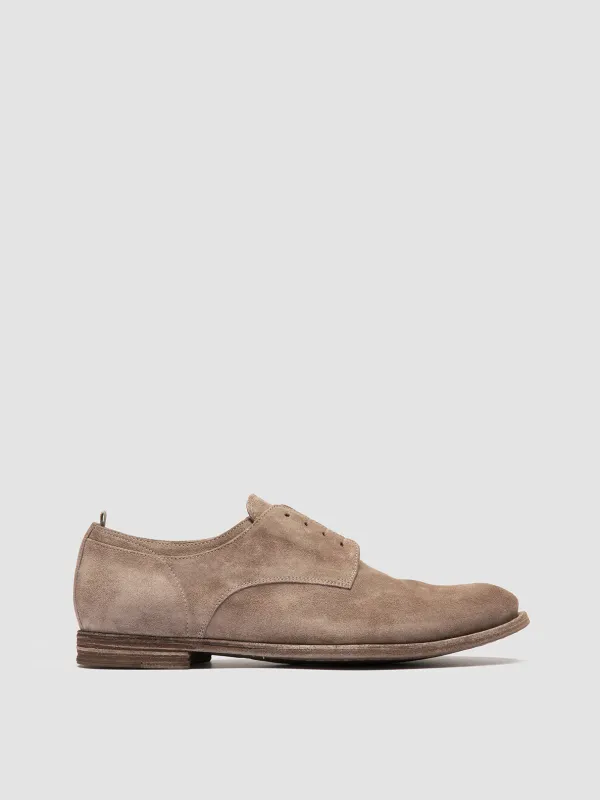 ARCHIVE 500 - Grey Suede Derby Shoes made by Officine Creative