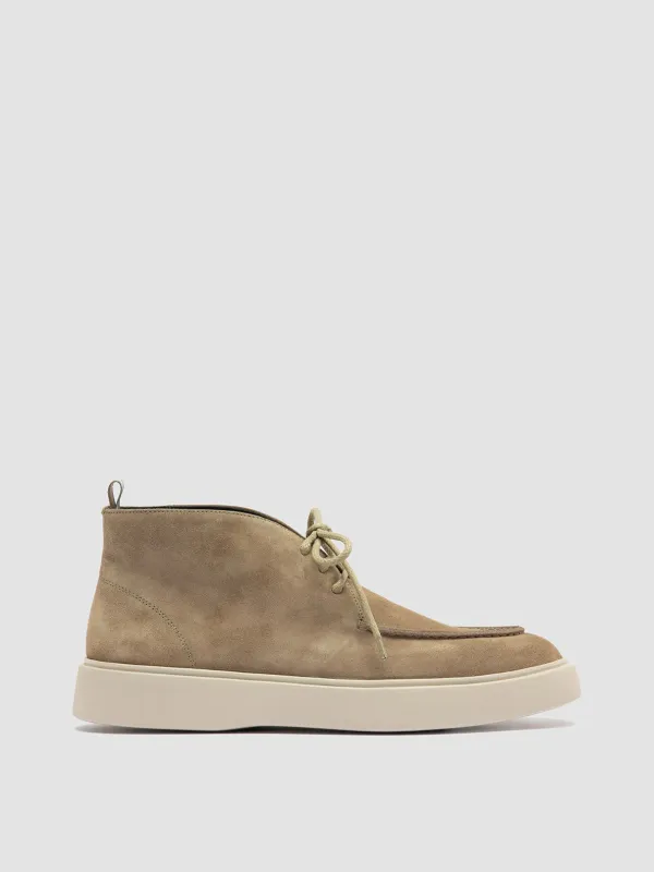 FRAME 002 - Taupe Suede Chukka Boots sold by Officine Creative