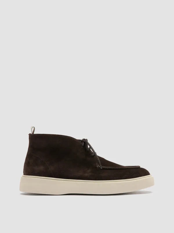 FRAME 002 - Dark Brown Suede Chukka Boots sold by Officine Creative