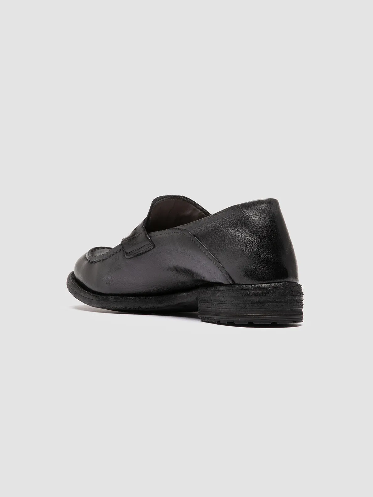 LEXIKON 140 - Dark Grey Leather Penny Loafers sold by Officine Creative product image thumbnail 4