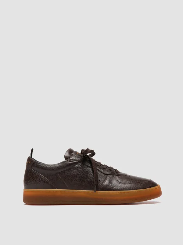 ASSET 001 - Dark Brown Leather Sneakers sold by Officine Creative