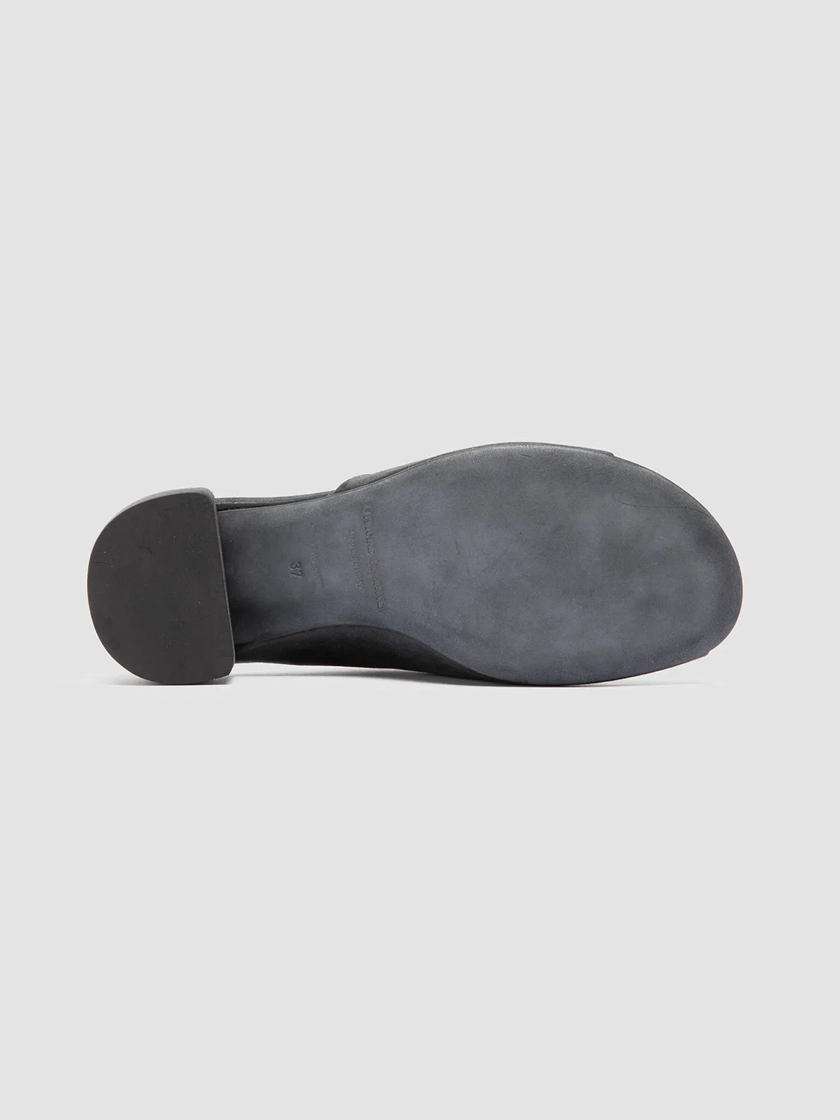 HADRY 008 - Black Leather Slide Sandals sold by Officine Creative product image thumbnail 5