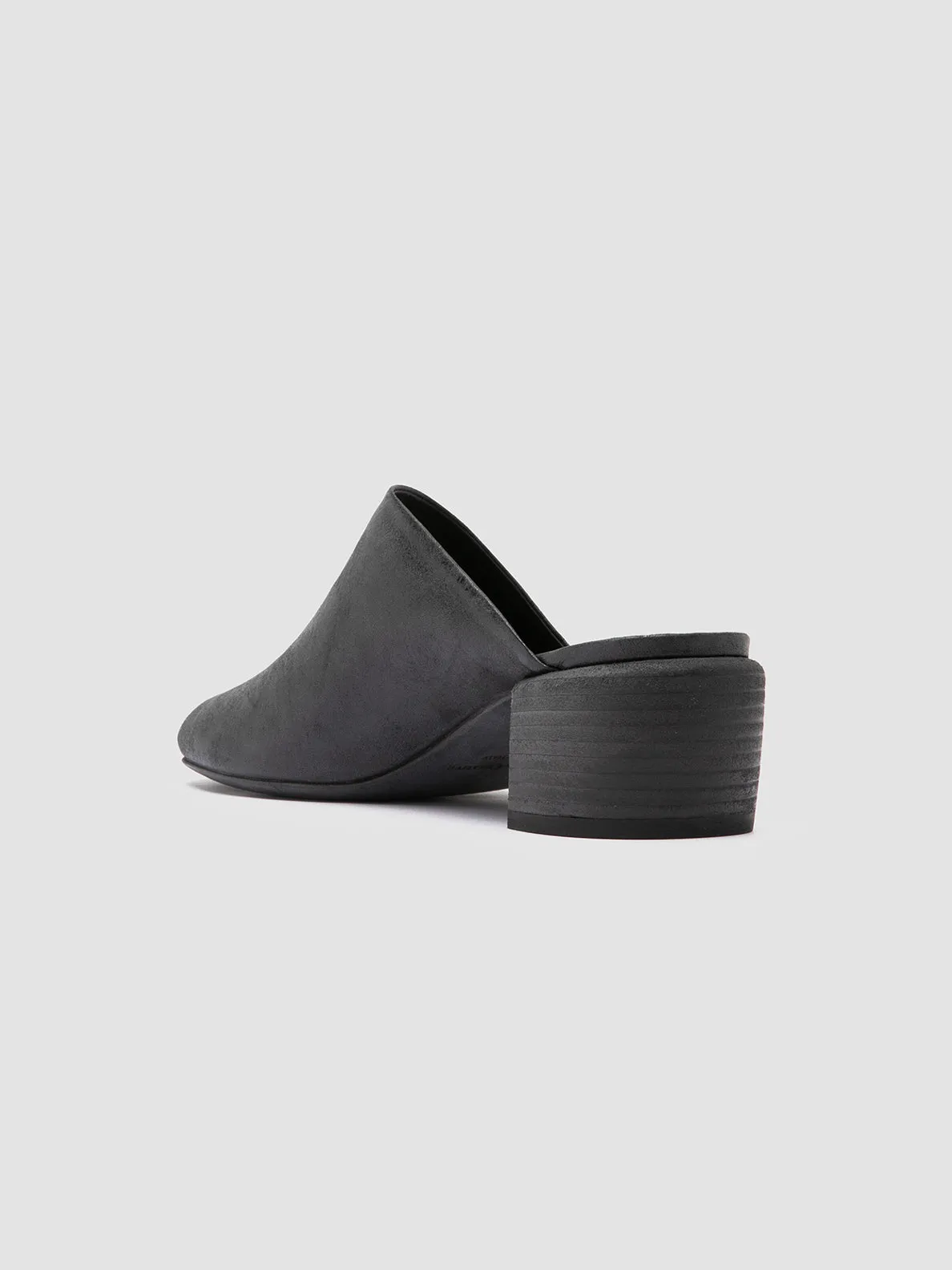 HADRY 008 - Black Leather Slide Sandals sold by Officine Creative product image thumbnail 4