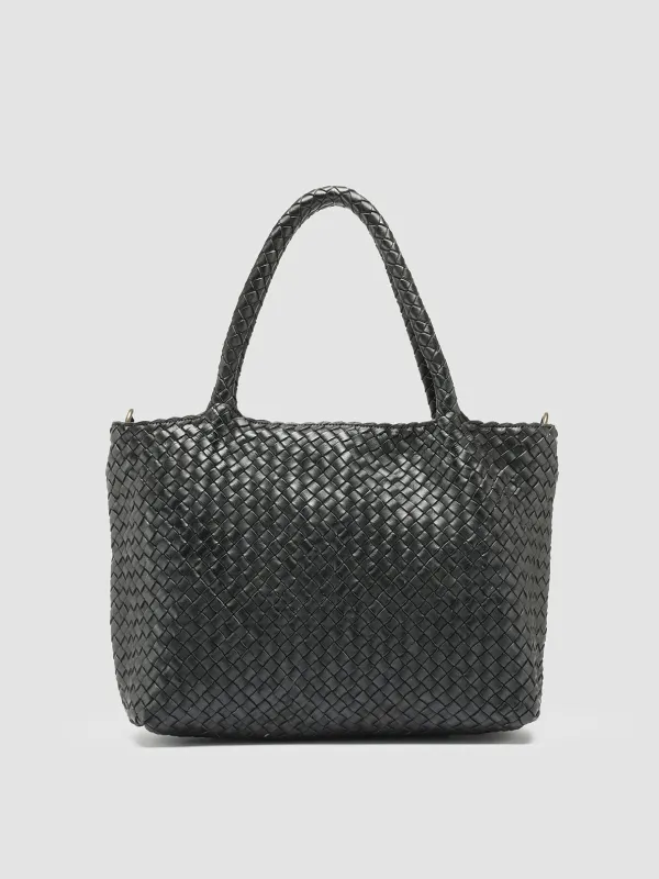 OC CLASS 48 - Black Leather tote bag sold by Officine Creative