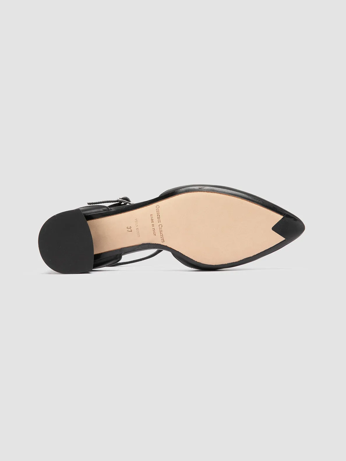 SAGE 103 - Black Leather T-Bar Shoes sold by Officine Creative product image thumbnail 5