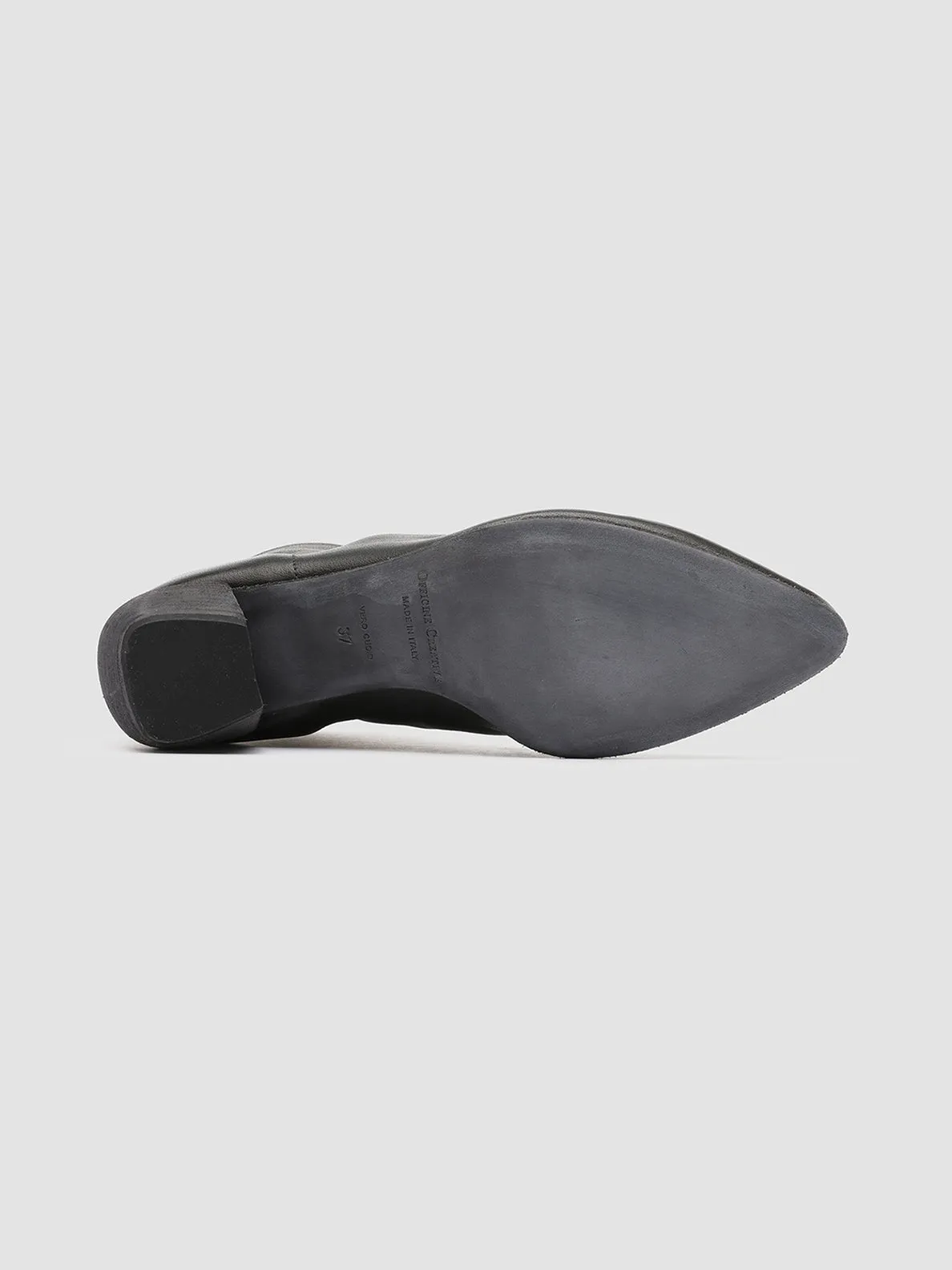 SALLY 001 - Black Leather Booties sold by Officine Creative product image thumbnail 5