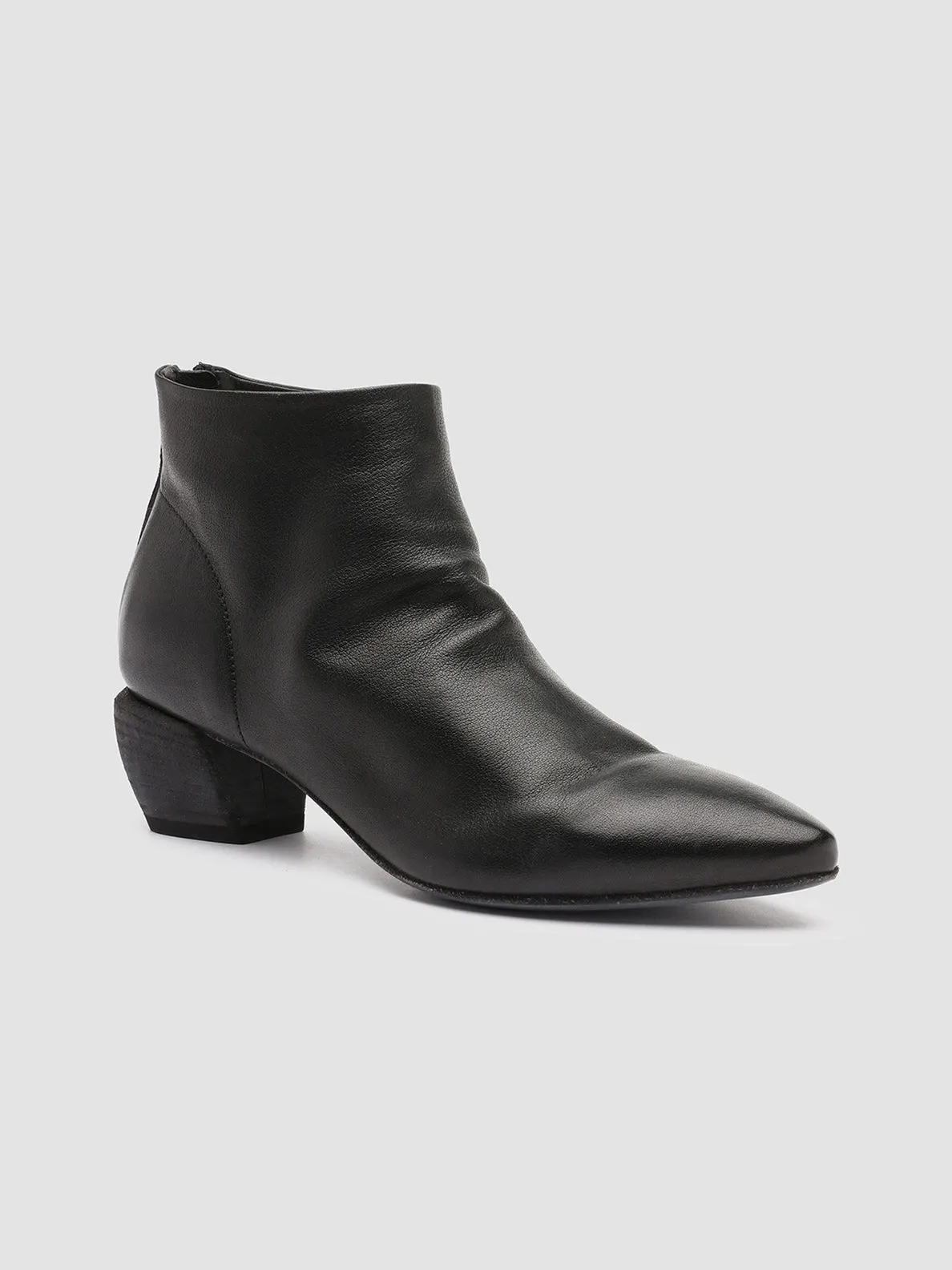SALLY 001 - Black Leather Booties sold by Officine Creative product image thumbnail 3