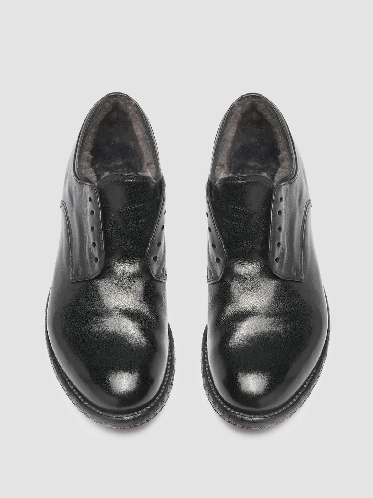 LEXIKON 102 - Black Leather Derby Shoes sold by Officine Creative product image thumbnail 2