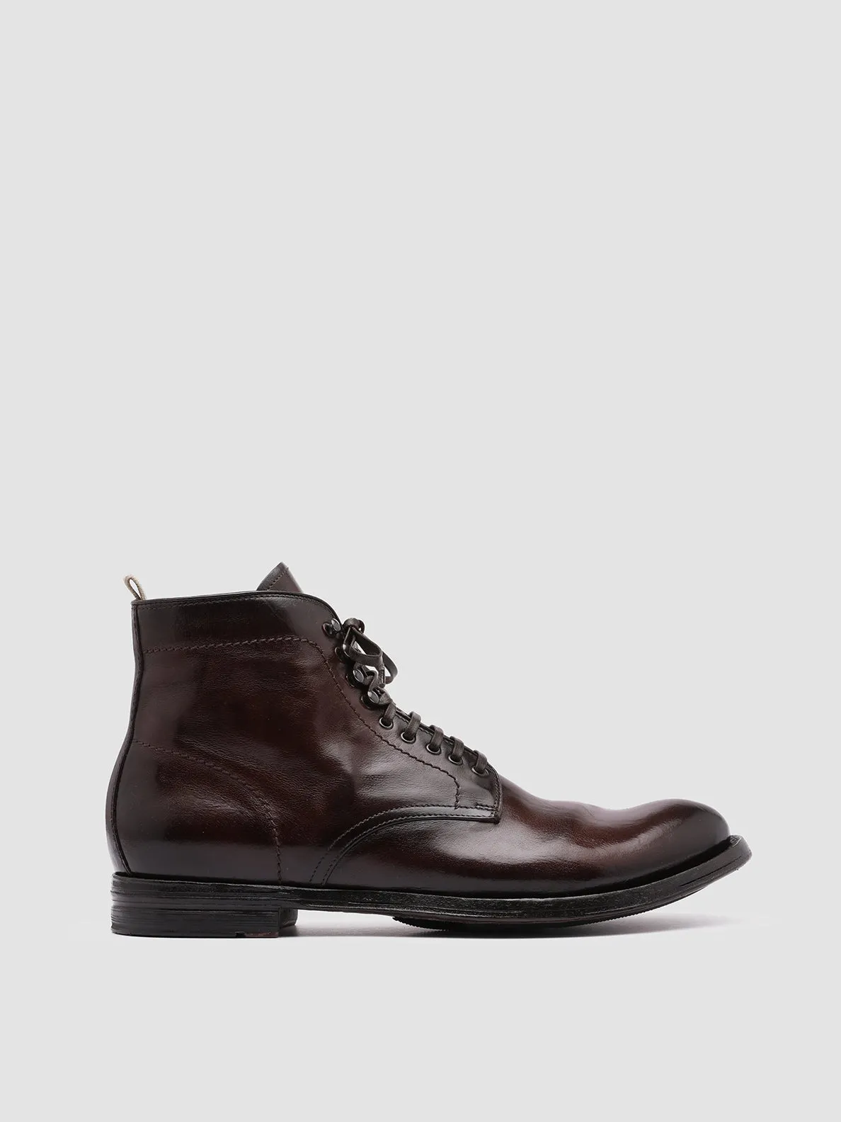 ANATOMIA 013 - Brown Leather Ankle Boots sold by Officine Creative