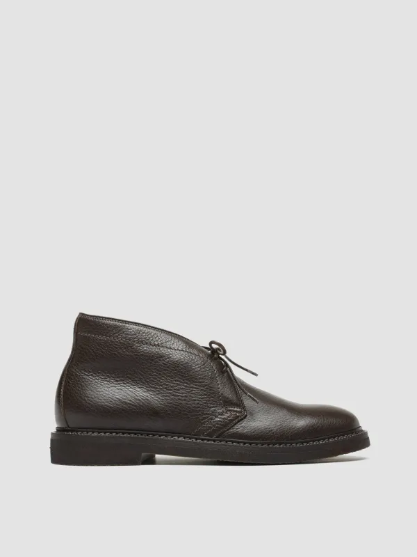 HOPKINS FLEXI 202 - Brown Leather Chukka Boots sold by Officine Creative