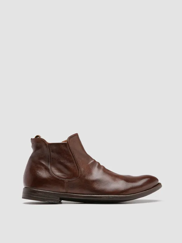 ARC 514 - Brown Leather Boots sold by Officine Creative