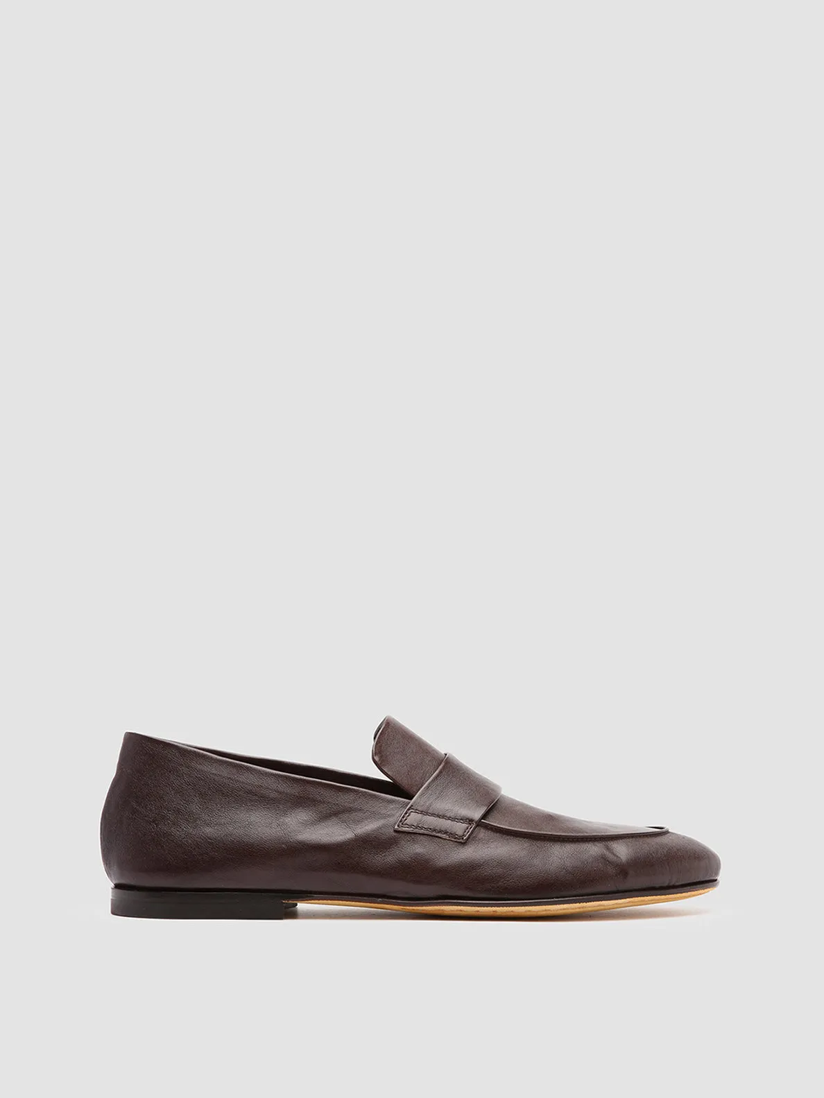 AIRTO 001 - Dark Brown Leather Penny Loafers sold by Officine Creative
