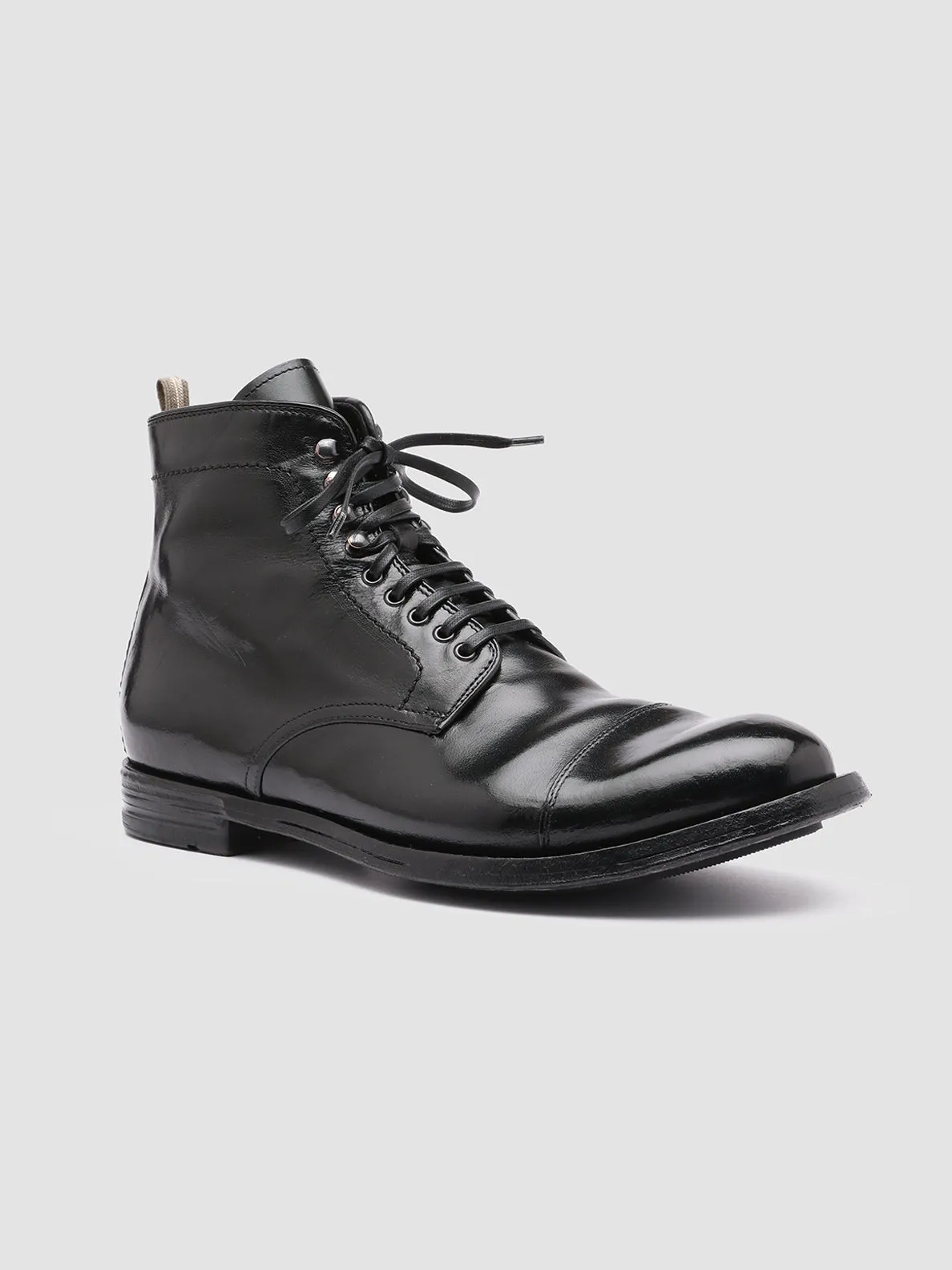 ANATOMIA 016 - Black Leather Ankle Boots sold by Officine Creative product image thumbnail 3