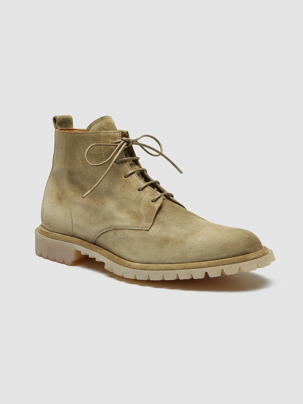 SPECTACULAR 002 - Light Brown Suede Lace-Up Boots sold by Officine Creative product image thumbnail 3