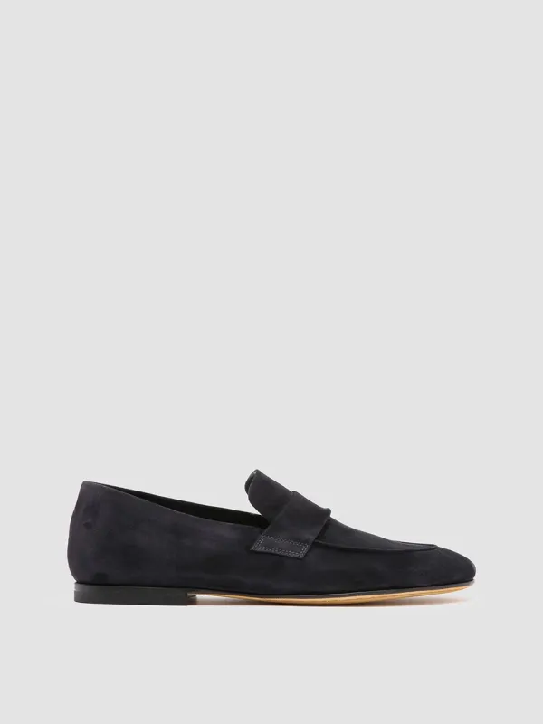 AIRTO 001 - Navy Suede Loafers sold by Officine Creative