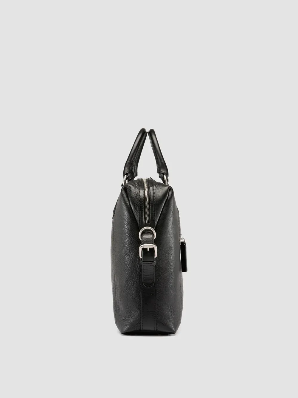 JULES 007 - Black Leather Briefcase sold by Officine Creative product image thumbnail 3
