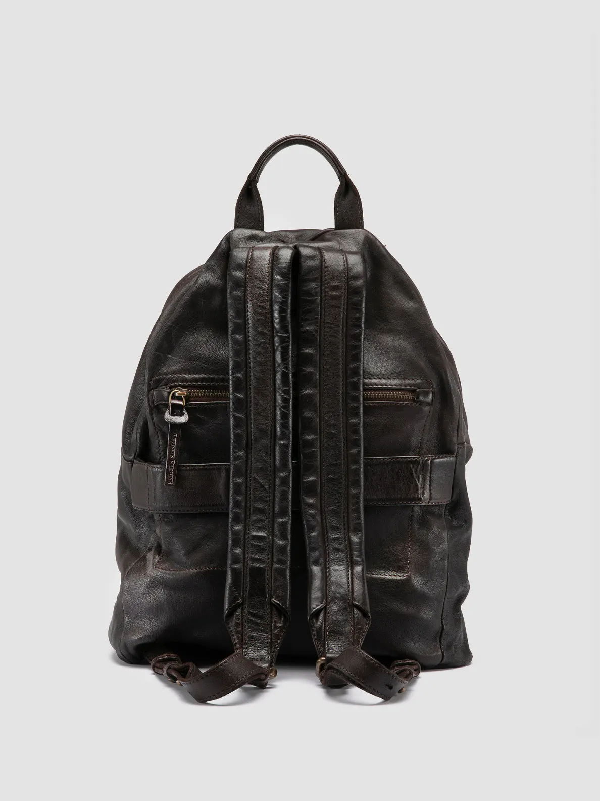 OC PACK 004 - Dark Brown Leather Backpack sold by Officine Creative product image thumbnail 4