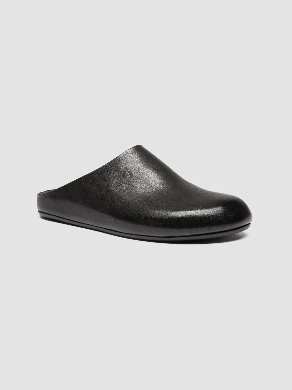 BABOUCHE 001 - Black Leather Mule Sandals sold by Officine Creative product image thumbnail 3