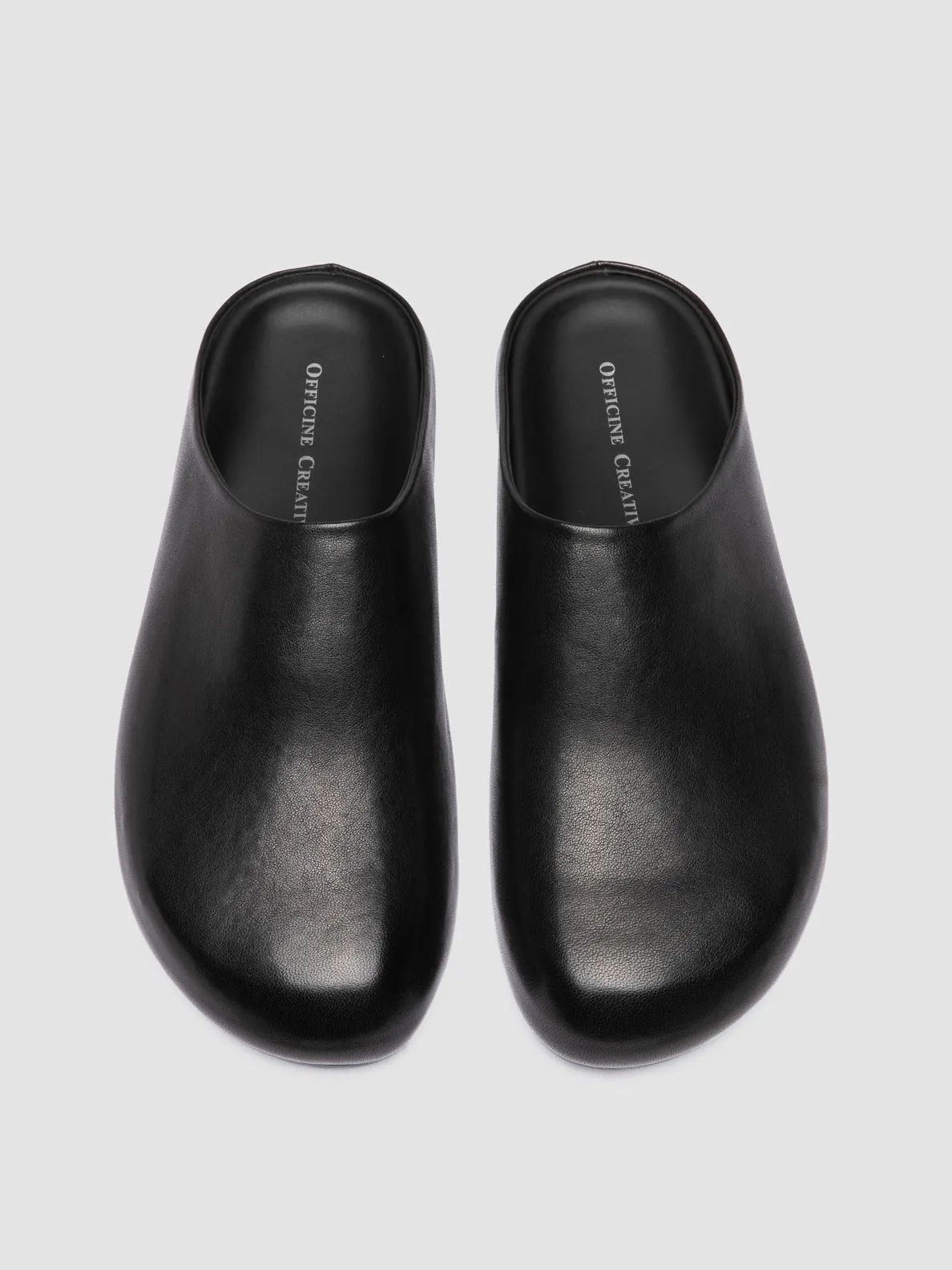 BABOUCHE 001 - Black Leather Mule Sandals sold by Officine Creative product image thumbnail 2