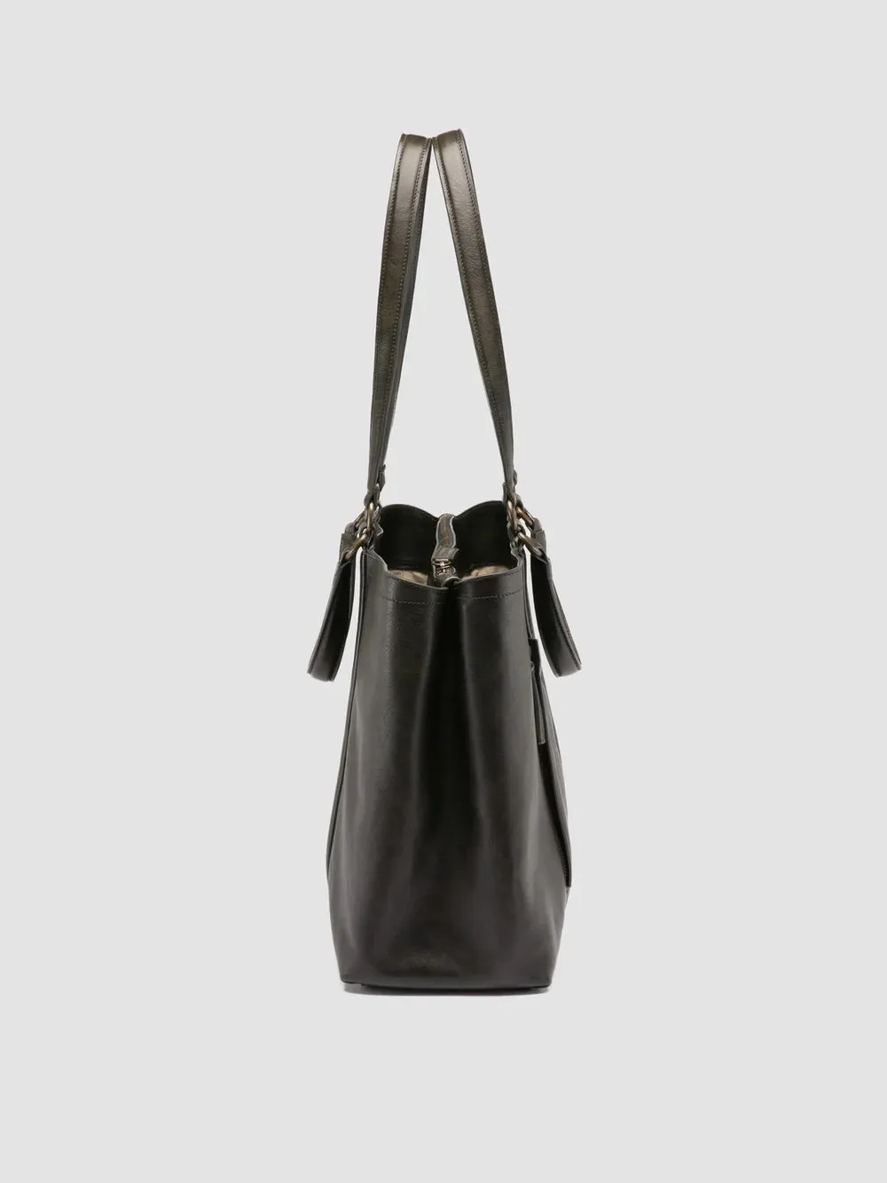 RARE 050 - Green Leather Briefcase sold by Officine Creative product image thumbnail 5