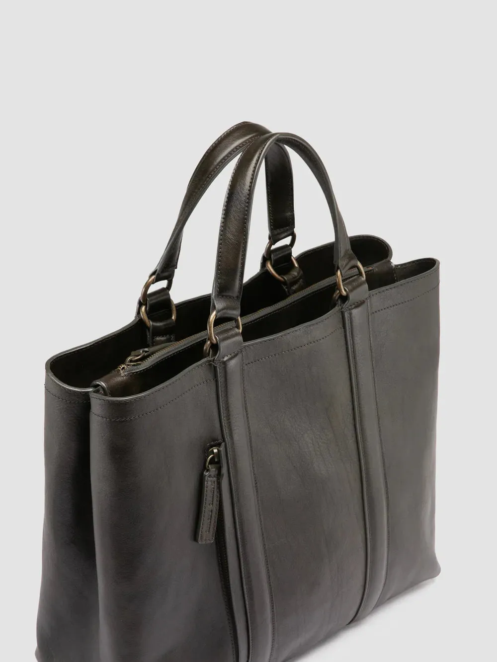 RARE 050 - Green Leather Briefcase sold by Officine Creative product image thumbnail 2