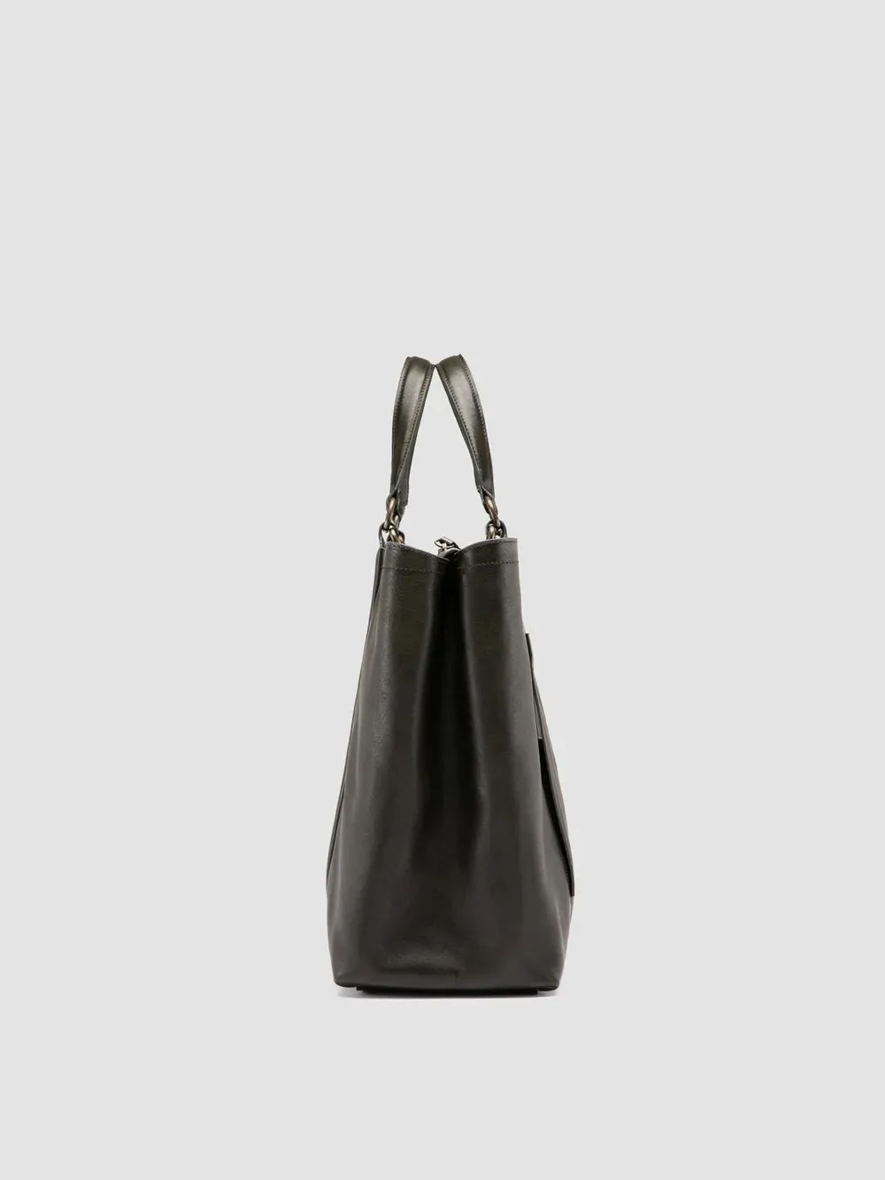 RARE 050 - Green Leather Briefcase sold by Officine Creative product image thumbnail 3