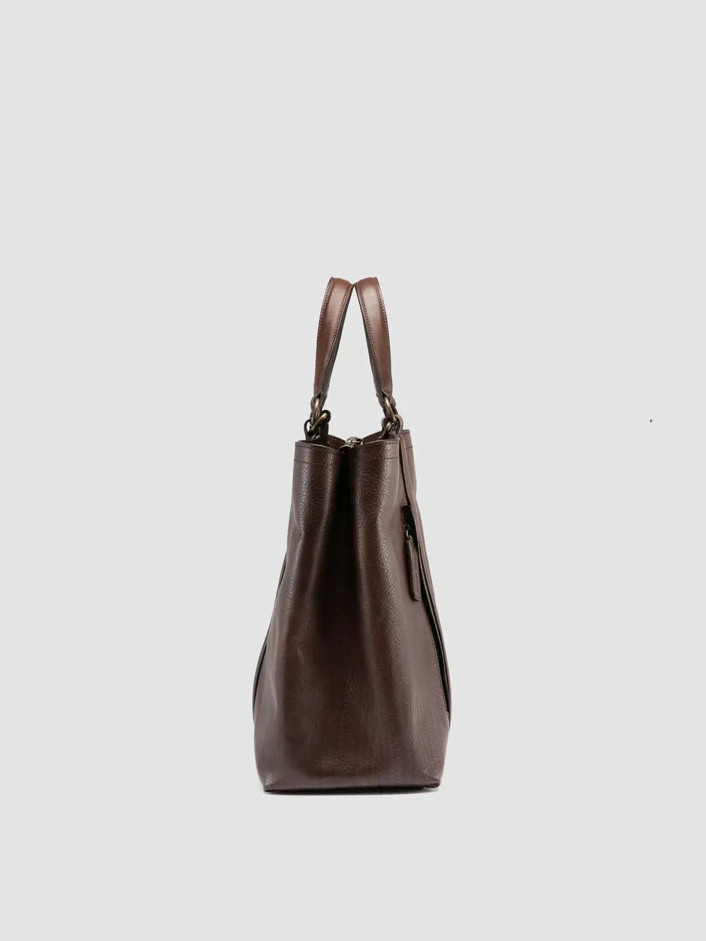 RARE 050 - Brown Leather Briefcase sold by Officine Creative product image thumbnail 3