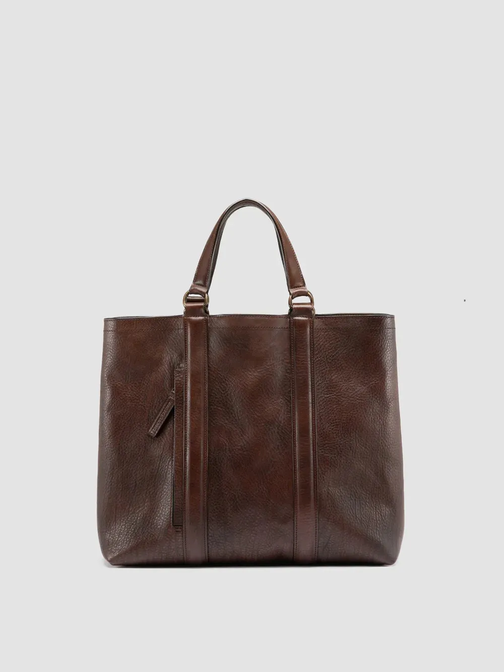 RARE 050 - Brown Leather Briefcase sold by Officine Creative