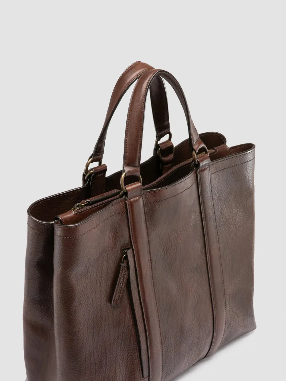 RARE 050 - Brown Leather Briefcase sold by Officine Creative product image thumbnail 2