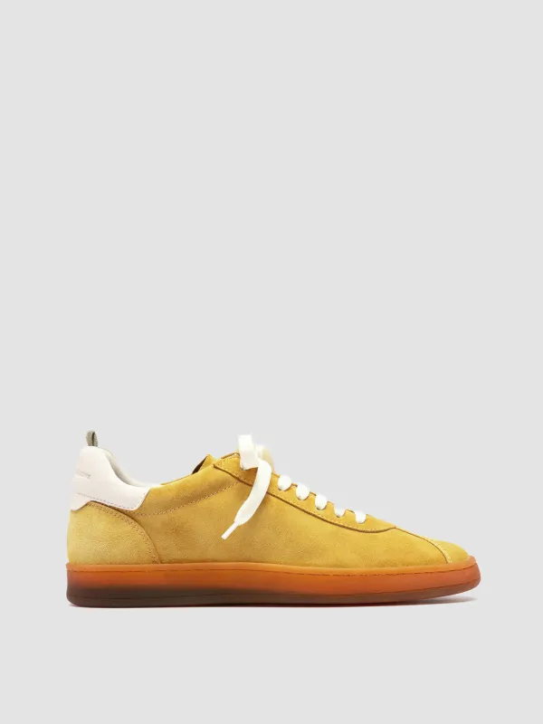 DESTINY 101 - Yellow Leather and Suede Sneakers sold by Officine Creative