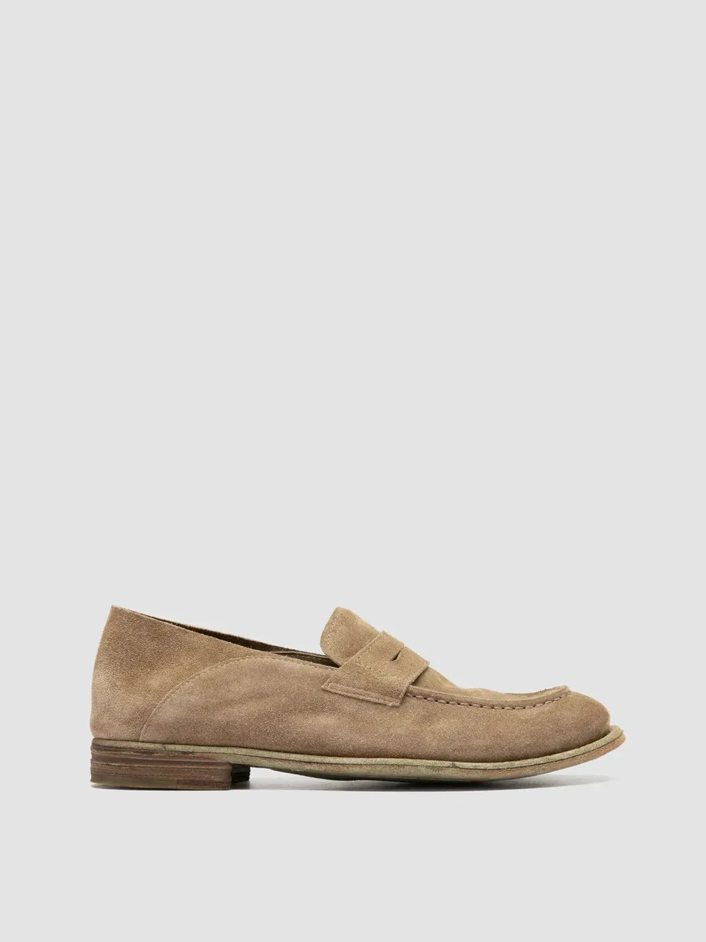 LEXIKON 516 - Taupe Suede Loafers sold by Officine Creative