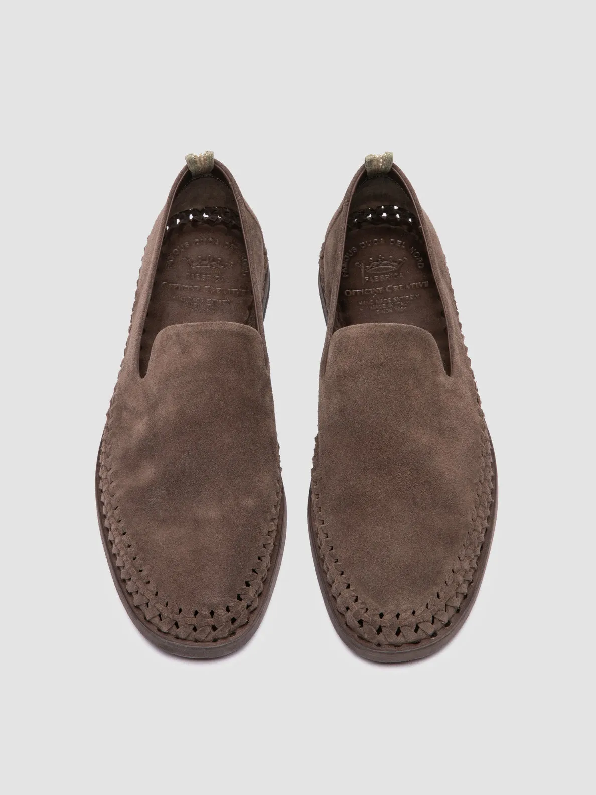 MILES 002 - Taupe Suede Loafers sold by Officine Creative product image thumbnail 2