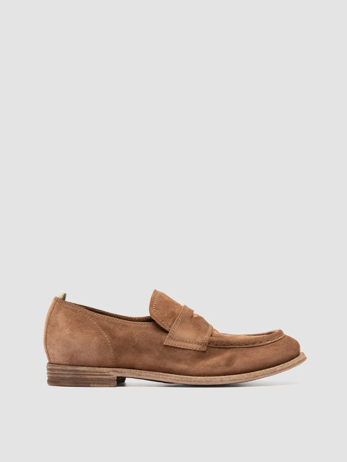 KALLIOPI 002 - Brown Suede Penny Loafers sold by Officine Creative