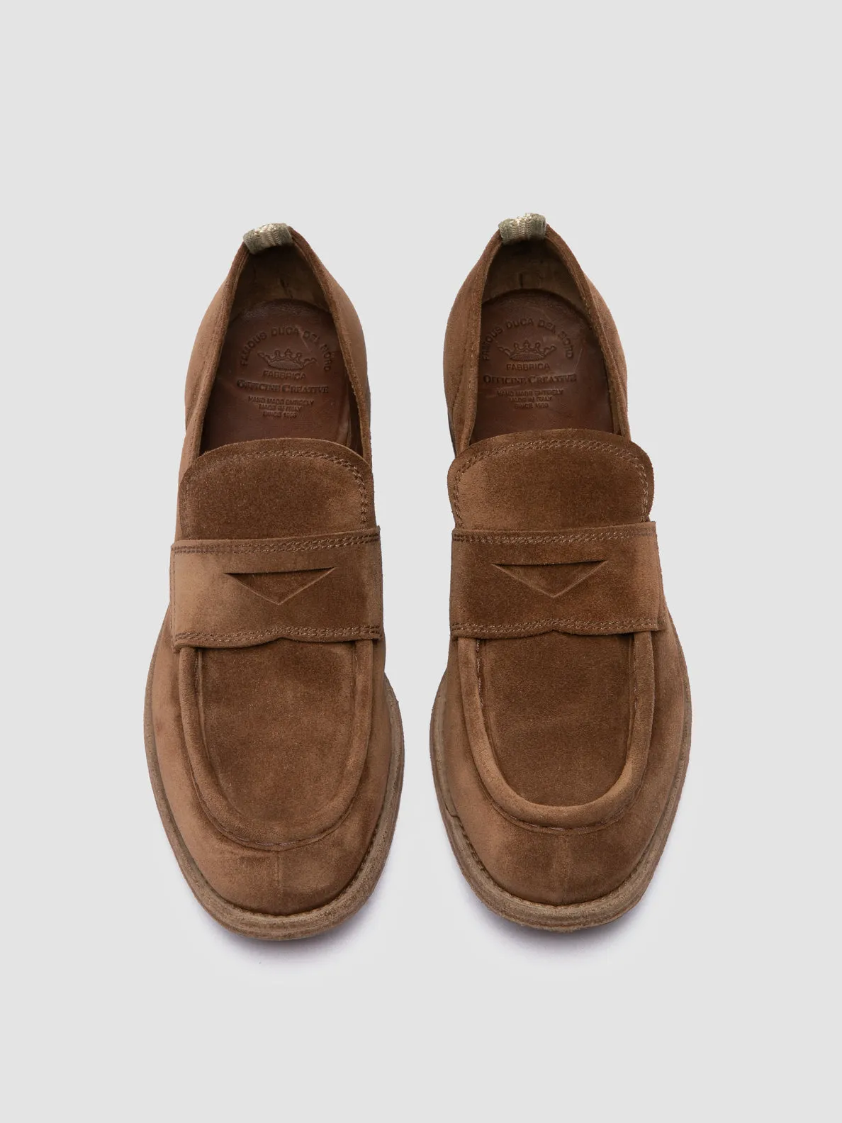 KALLIOPI 002 - Brown Suede Penny Loafers sold by Officine Creative product image thumbnail 2