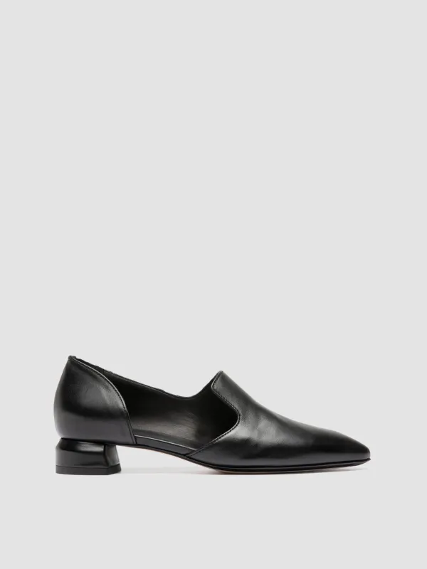 SAGE 115 - Black Leather Pump Shoes made by Officine Creative