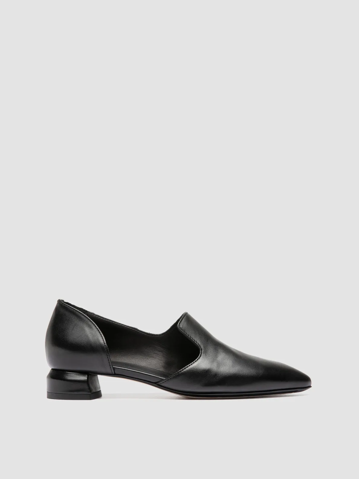 SAGE 115 - Black Leather Pump Shoes sold by Officine Creative