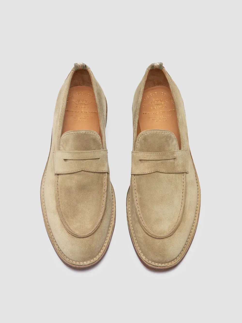 OPERA SD FLEXI 001 - Beige Suede Penny Loafers sold by Officine Creative product image thumbnail 2