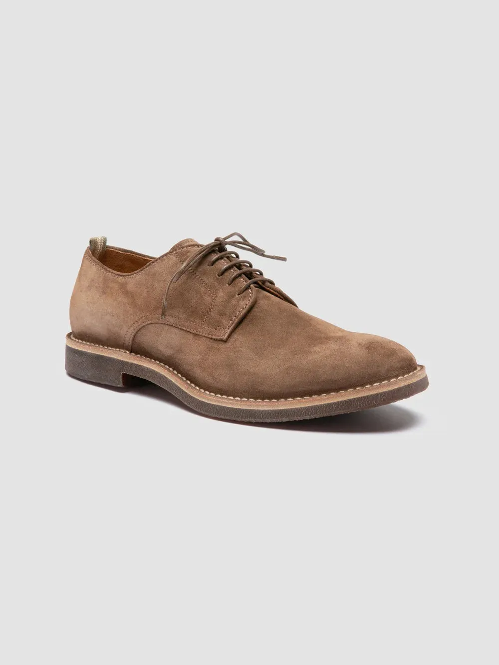 HOPKINS SD FLEXI 001 - Taupe Suede Derby Shoes sold by Officine Creative product image thumbnail 3