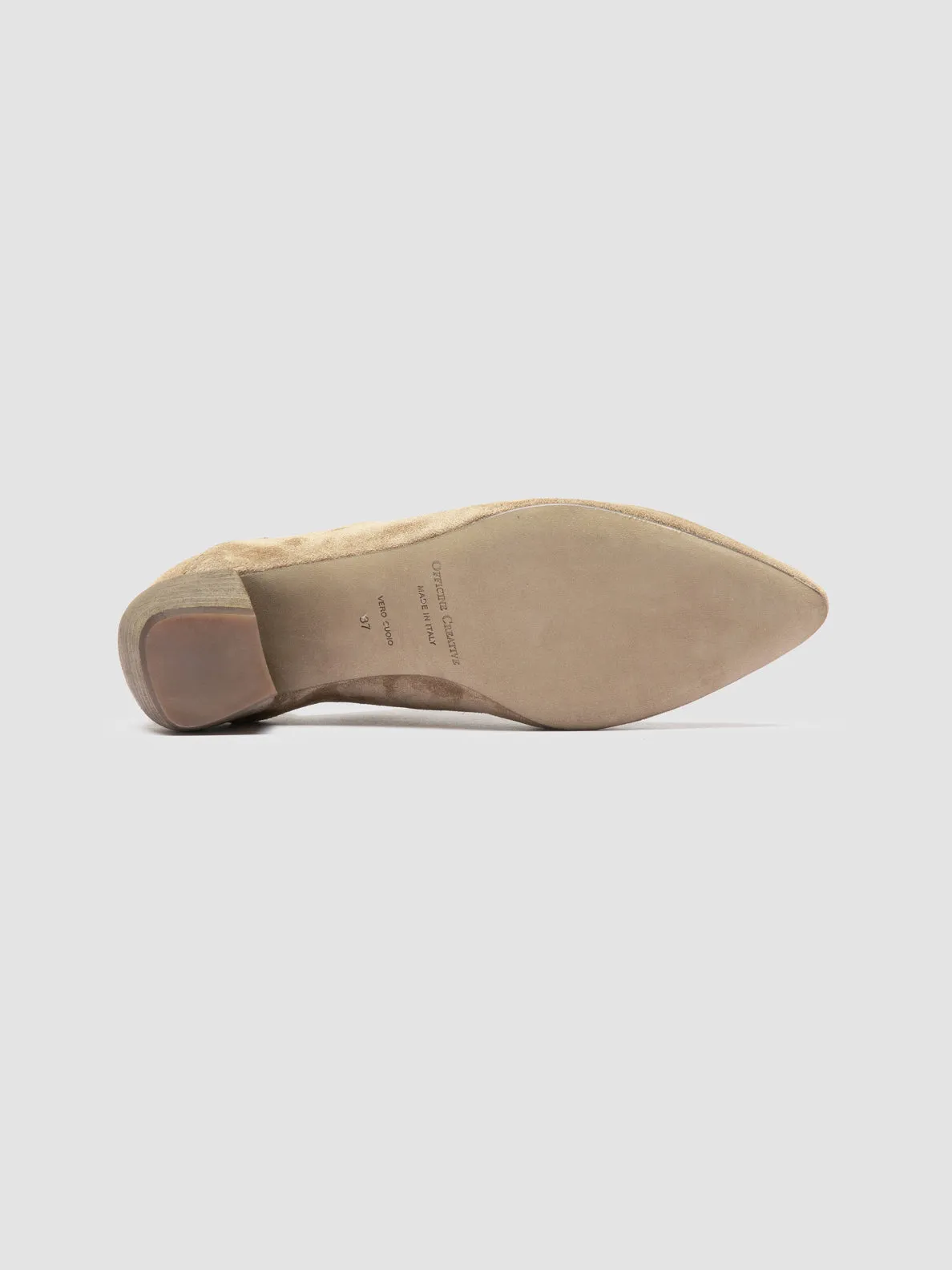SALLY 037 - Taupe Suede Zip Boots sold by Officine Creative product image thumbnail 5