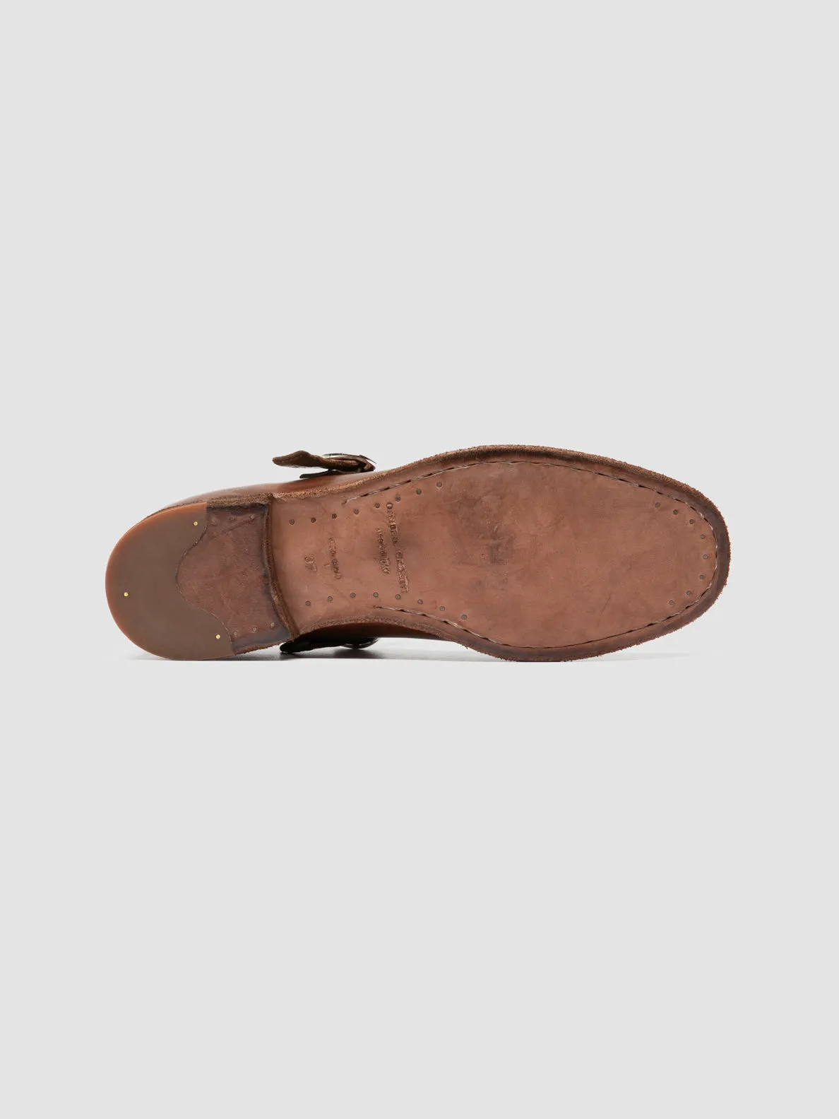 KALLIOPI 004 - Light Brown Leather T-Bar Shoes sold by Officine Creative product image thumbnail 5