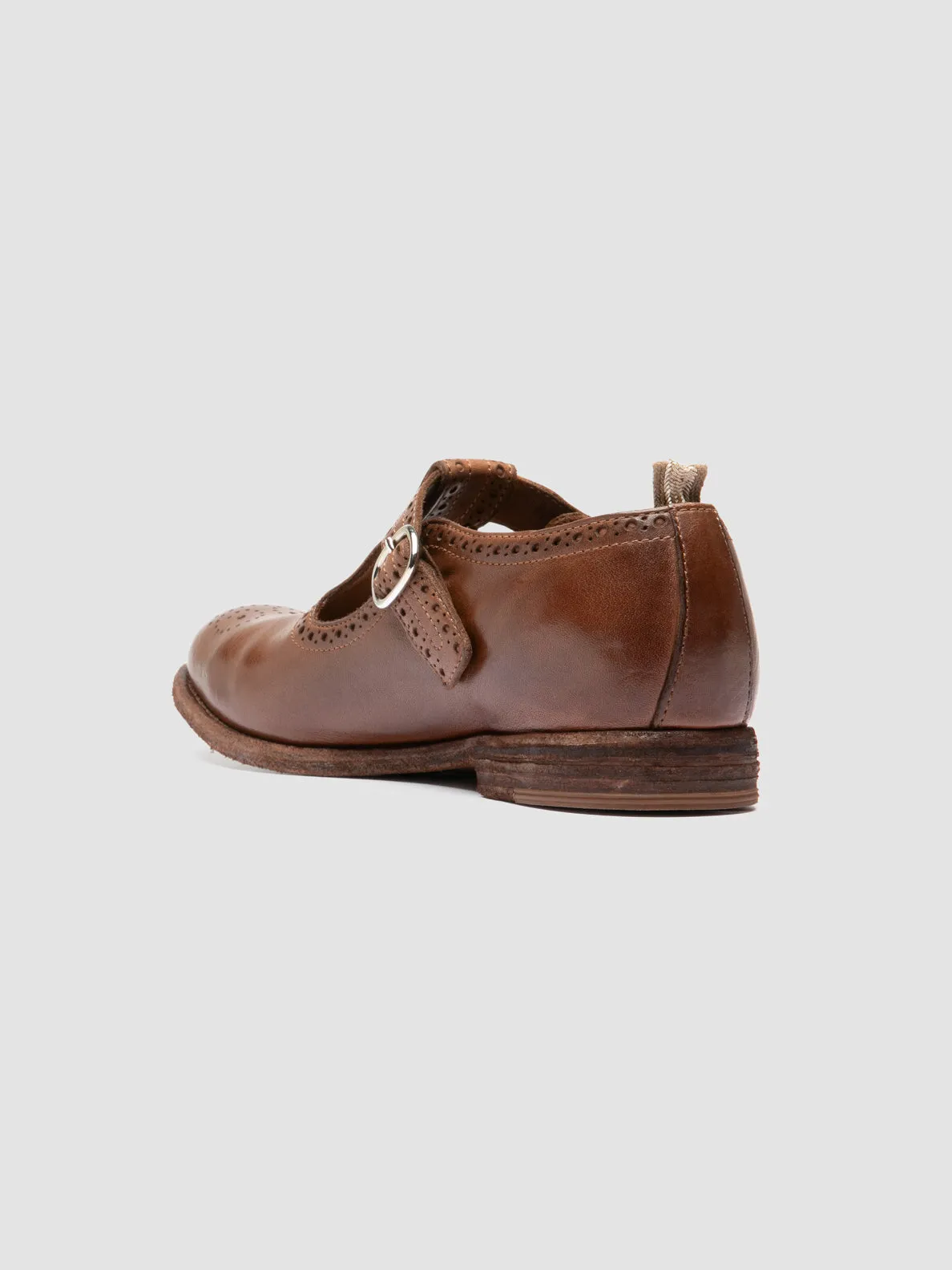 KALLIOPI 004 - Light Brown Leather T-Bar Shoes sold by Officine Creative product image thumbnail 4