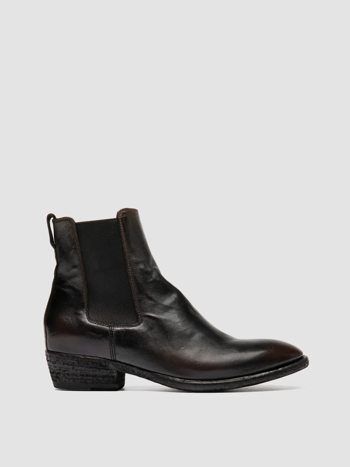 SONEGAL DD 001 - Brown Leather Chelsea Boots sold by Officine Creative