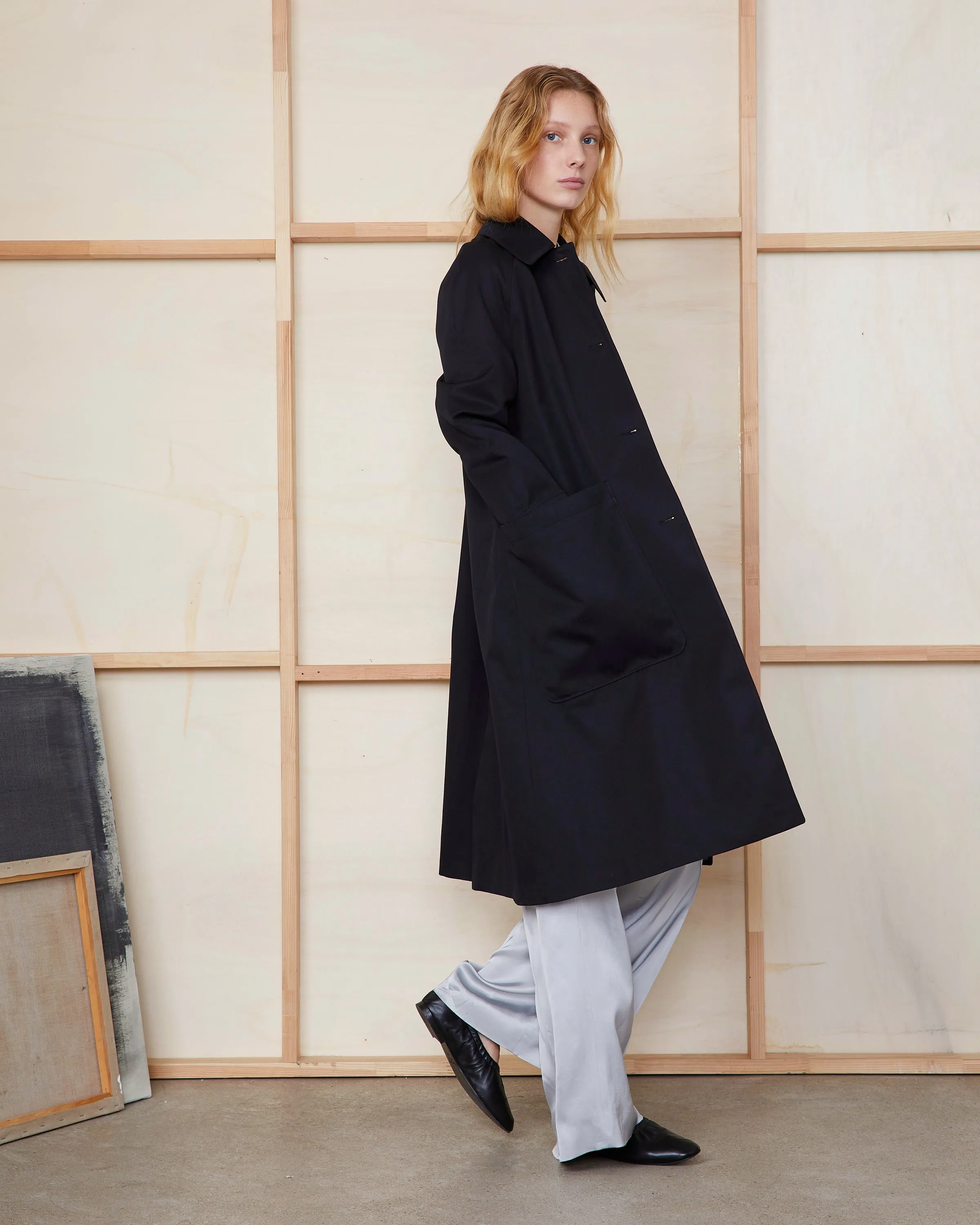 Manteau ombelina sold by Officine Generale product image thumbnail 2