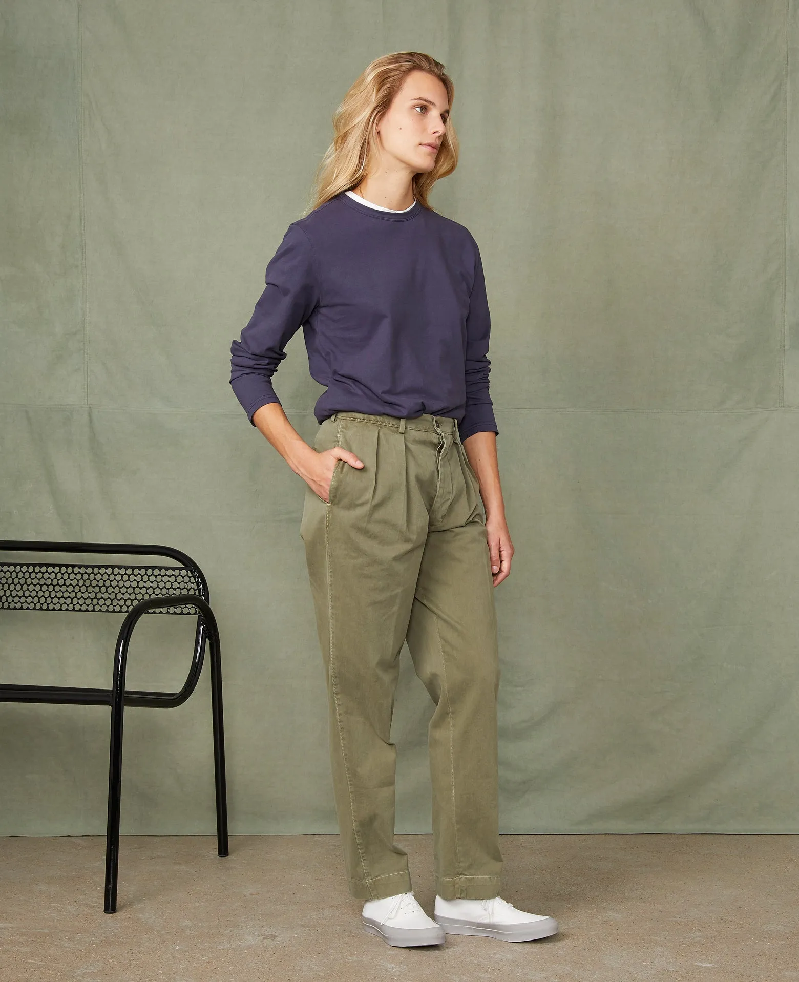 Tee-shirt manches longues sold by Officine Generale product image thumbnail 2