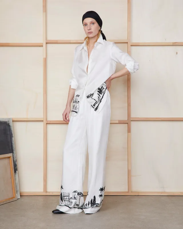 Pantalon gracella sold by Officine Generale