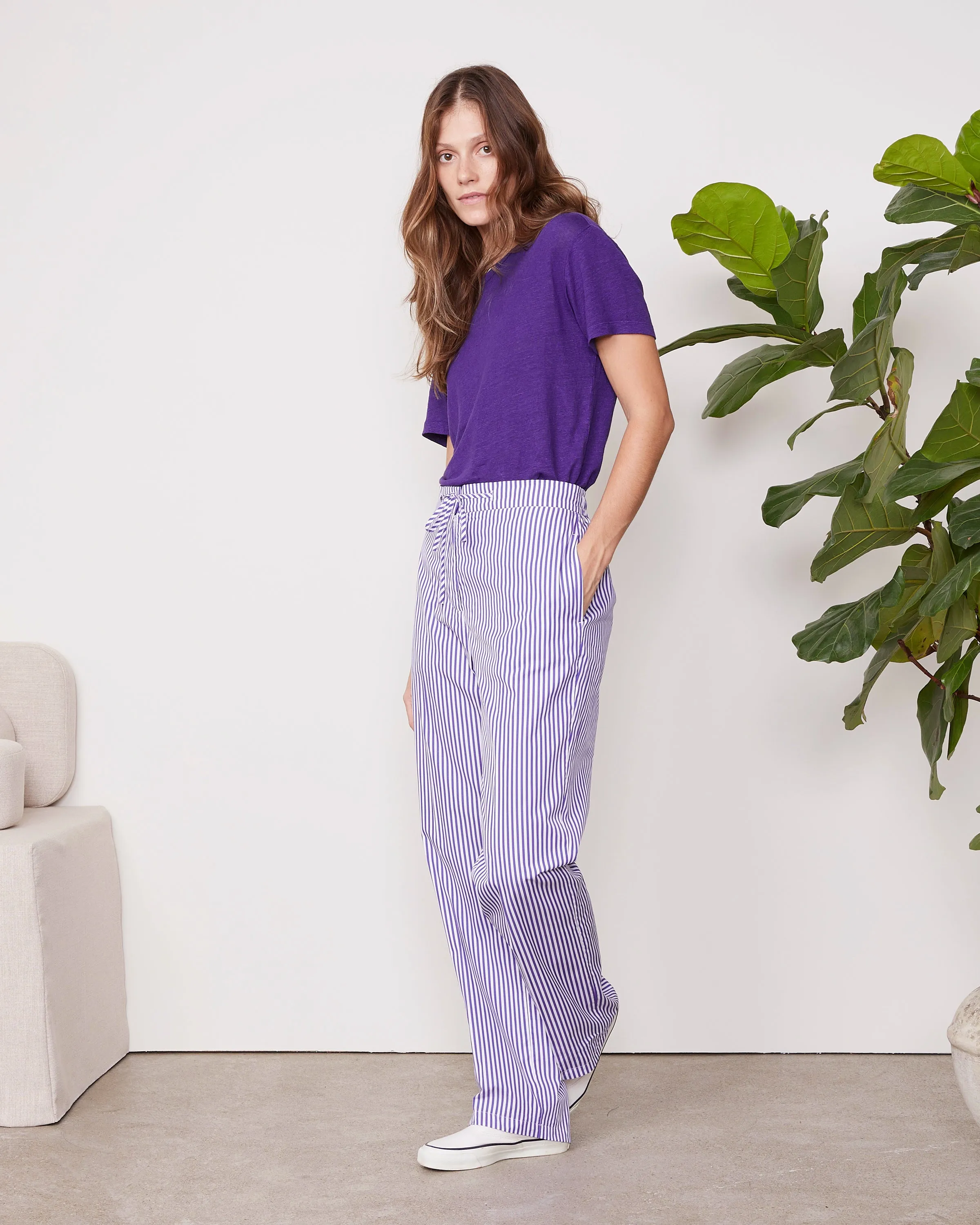 T-shirt lara sold by Officine Generale product image thumbnail 2